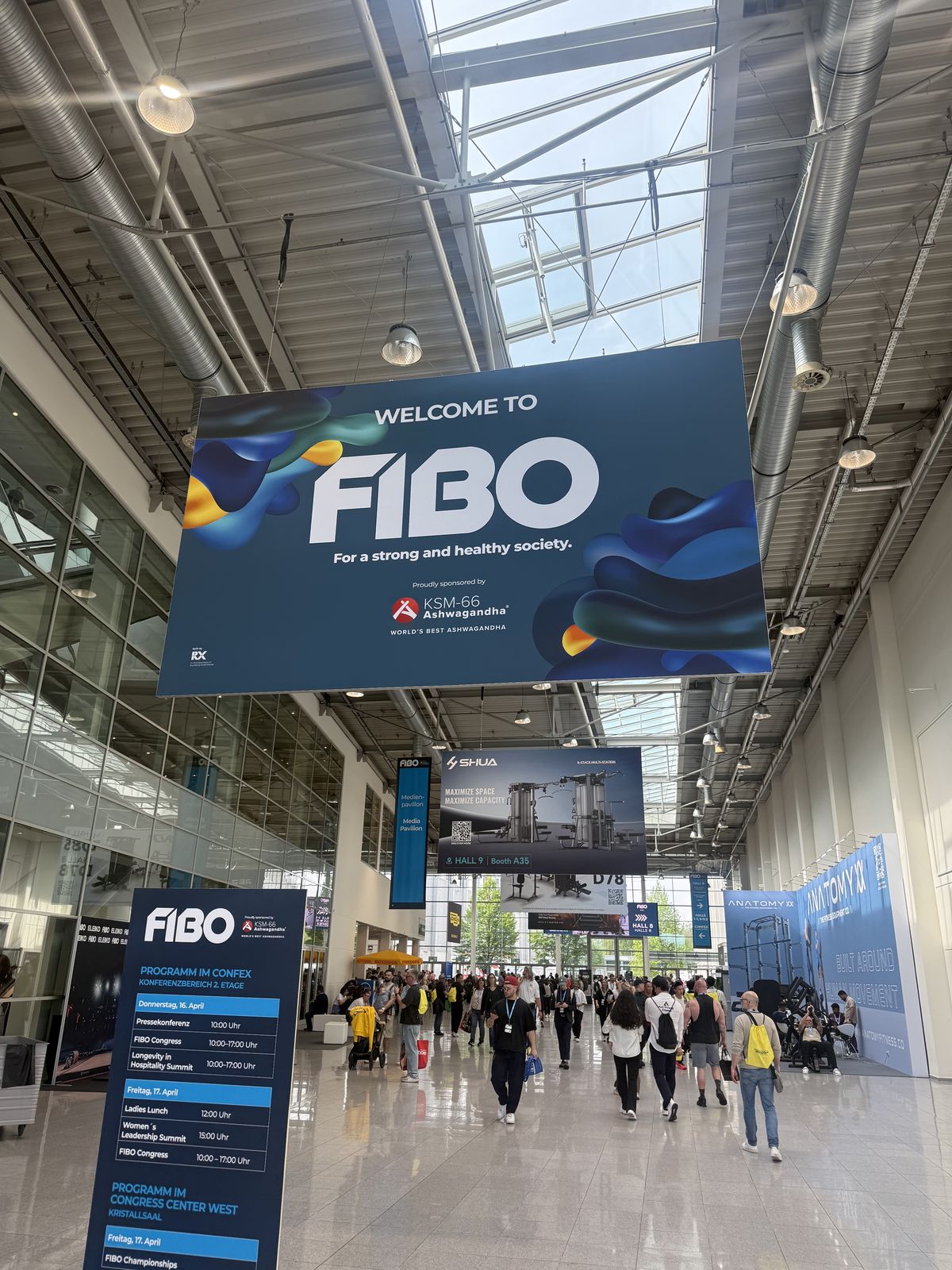 Entrance hall at FIBO